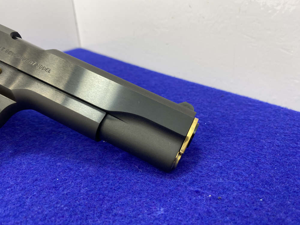 Colt MK IV Series 70 Gov .45 ACP Blue 5" *STRIKING 24K GOLD-PLATED ACCENT*-img-24