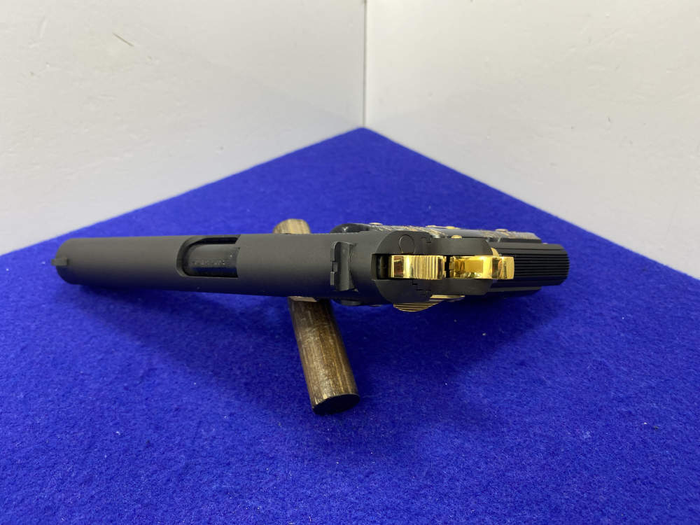 Colt MK IV Series 70 Gov .45 ACP Blue 5" *STRIKING 24K GOLD-PLATED ACCENT*-img-26