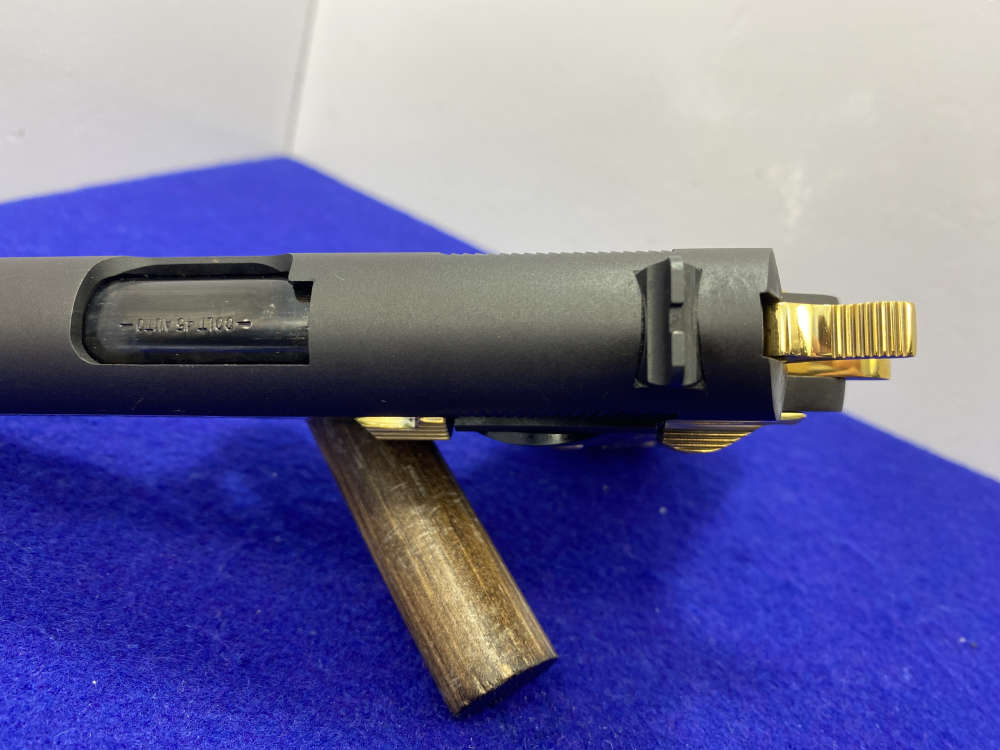 Colt MK IV Series 70 Gov .45 ACP Blue 5" *STRIKING 24K GOLD-PLATED ACCENT*-img-31