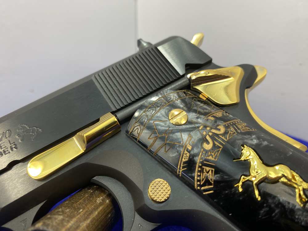 Colt MK IV Series 70 Gov .45 ACP Blue 5" *STRIKING 24K GOLD-PLATED ACCENT*-img-9