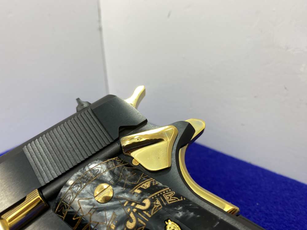 Colt MK IV Series 70 Gov .45 ACP Blue 5" *STRIKING 24K GOLD-PLATED ACCENT*-img-10