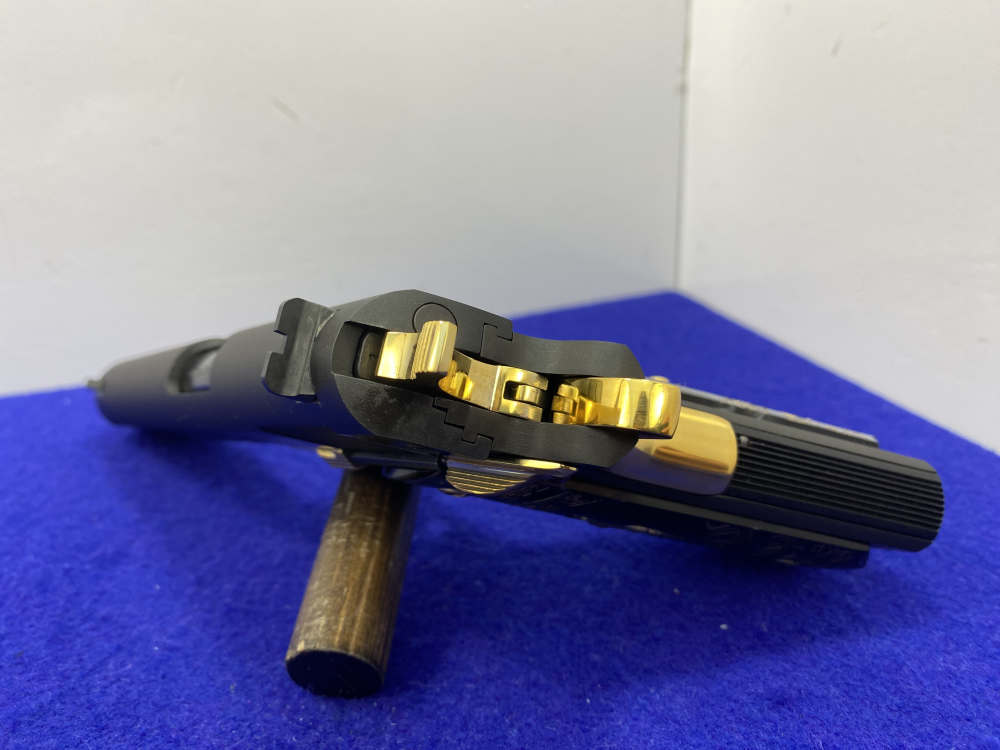 Colt MK IV Series 70 Gov .45 ACP Blue 5" *STRIKING 24K GOLD-PLATED ACCENT*-img-29