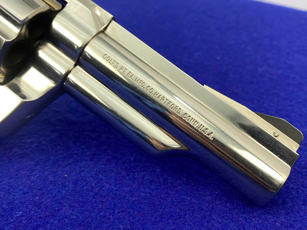 1975 Colt Trooper MK III .357 Mag 4" *BEAUTIFUL FACTORY NICKEL FINISH*-img-13
