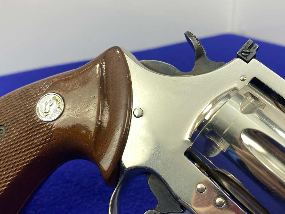 1975 Colt Trooper MK III .357 Mag 4" *BEAUTIFUL FACTORY NICKEL FINISH*-img-10