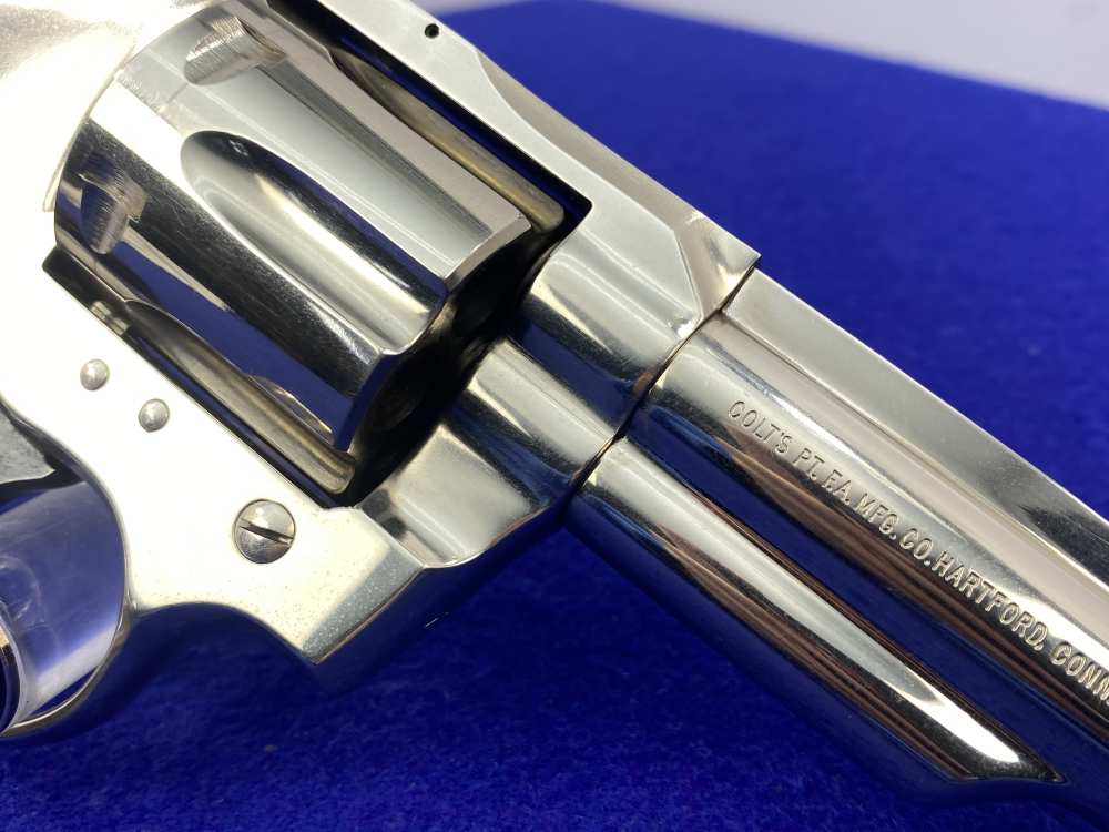 1975 Colt Trooper MK III .357 Mag 4" *BEAUTIFUL FACTORY NICKEL FINISH*-img-12