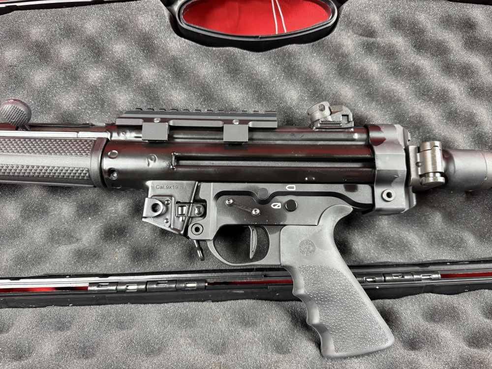 CUSTOM FULL SIZE AP5 9MM PISTOL w/ WITT SUPPRESSOR!-img-9