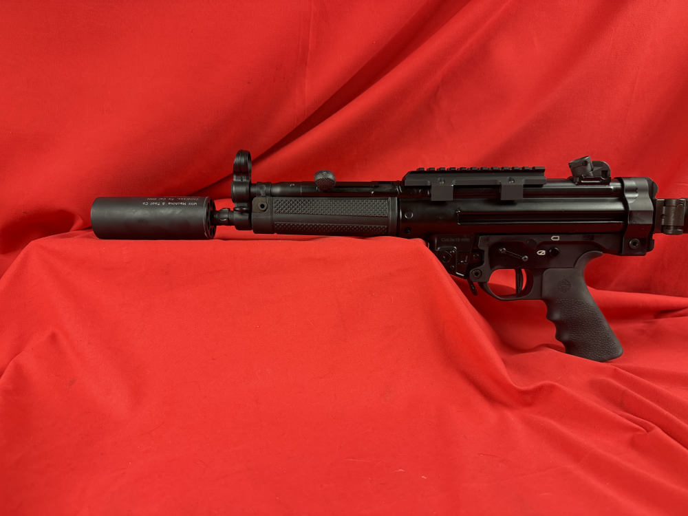 CUSTOM FULL SIZE AP5 9MM PISTOL w/ WITT SUPPRESSOR!-img-4