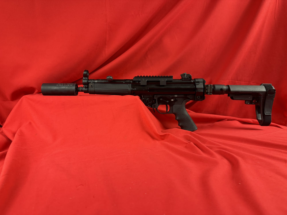 CUSTOM FULL SIZE AP5 9MM PISTOL w/ WITT SUPPRESSOR!-img-5