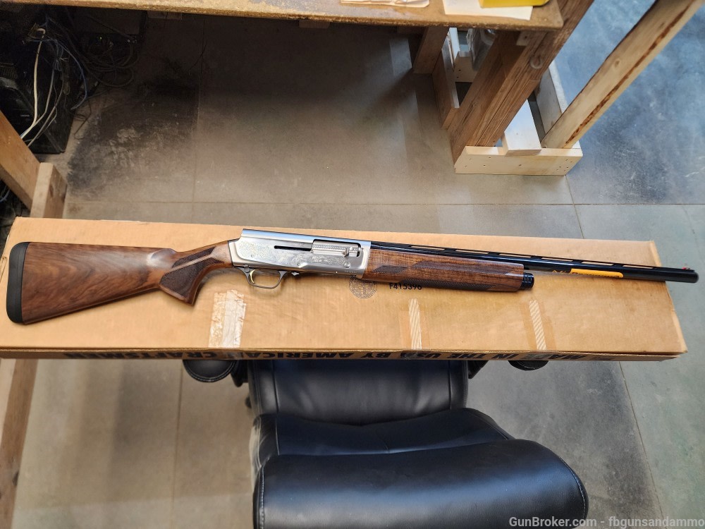 PICS! NEW BROWNING A5 ULTIMATE 12 GA 26" WALNUT ENGRAVED FIBER OPTIC 26 3"-img-22