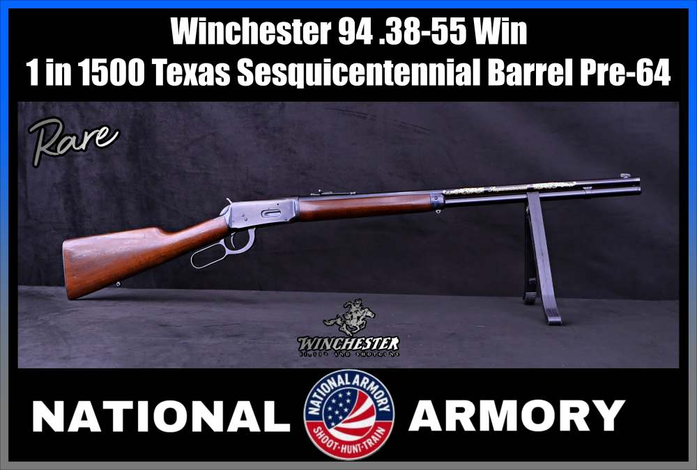 Winchester Model 94 .38-55 Win 24" Texas Sesquicentennial Barrel *PRE-64*-img-0