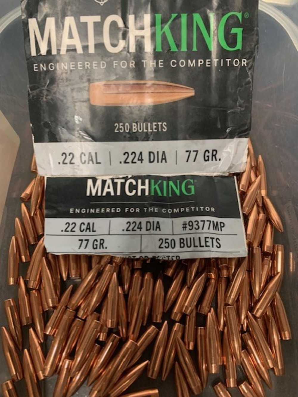 250 Count Sierra Matchking 22cal 77gr part 9377MP-img-0