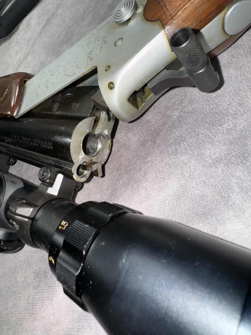 USED! SAVAGE MODEL 24 DL OVER UNDER .22 MAG 410 GAUGE $.01 PENNY-img-27