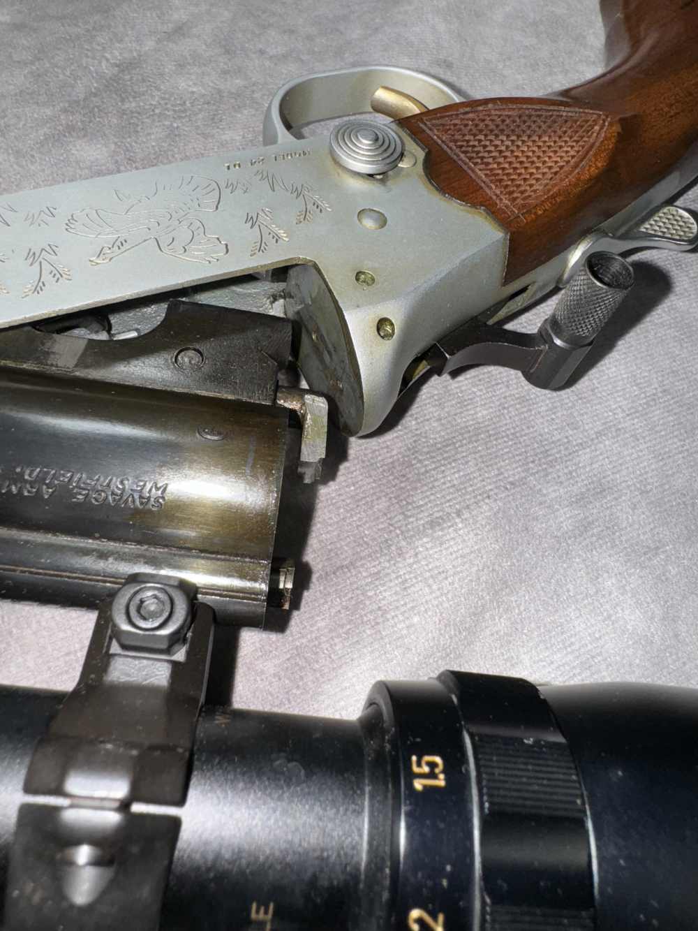 USED! SAVAGE MODEL 24 DL OVER UNDER .22 MAG 410 GAUGE $.01 PENNY-img-26