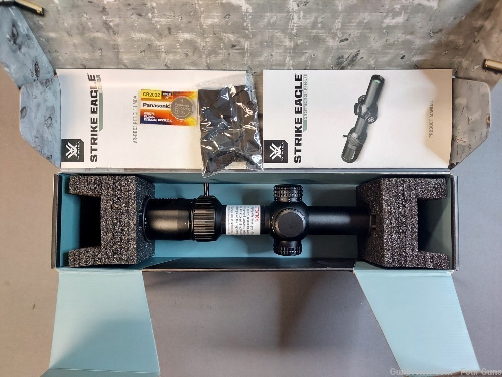 Vortex Strike Eagle 1-8x24mm 30mm Scope illum AR-BDC3 MOA Reticle SE-1824-2-img-2