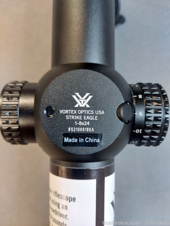 Vortex Strike Eagle 1-8x24mm 30mm Scope illum AR-BDC3 MOA Reticle SE-1824-2-img-7