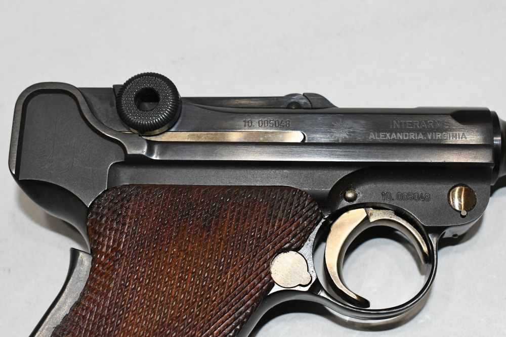 Nice Mauser American Eagle Luger Semi Pistol Interarms 30 Cal 6"-img-3
