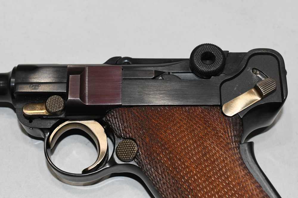 Nice Mauser American Eagle Luger Semi Pistol Interarms 30 Cal 6"-img-7