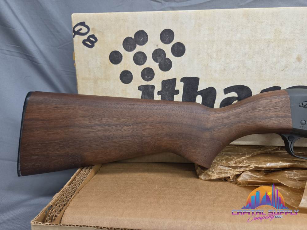 Ithaca 37 Featherlite shotgun 12 gauge 20" parkerized with box-img-16