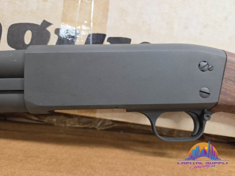 Ithaca 37 Featherlite shotgun 12 gauge 20" parkerized with box-img-8