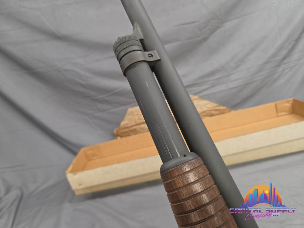 Ithaca 37 Featherlite shotgun 12 gauge 20" parkerized with box-img-21