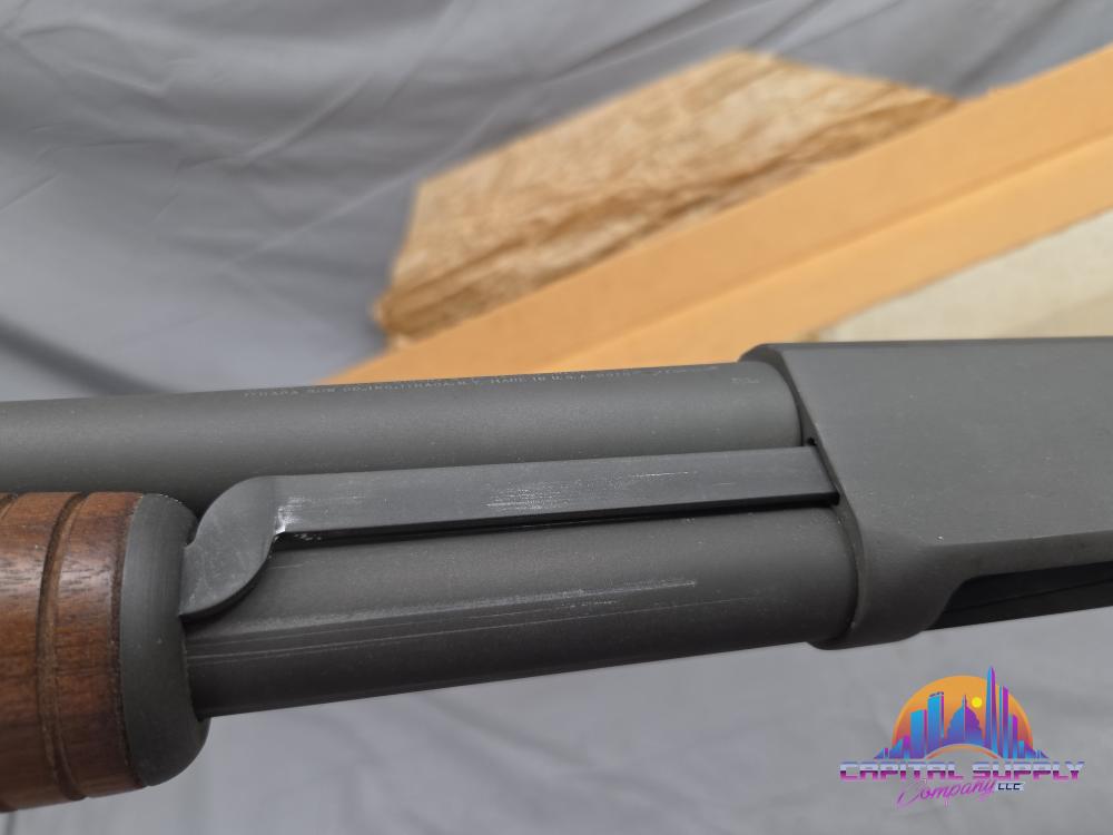 Ithaca 37 Featherlite shotgun 12 gauge 20" parkerized with box-img-26