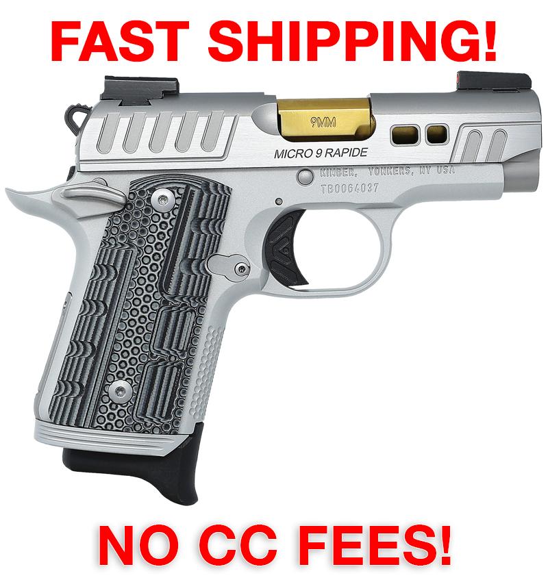 9mm Kimber Micro 9 Rapide Dawn 3.15" 7+1 KimPro II Silver 3300230-img-0