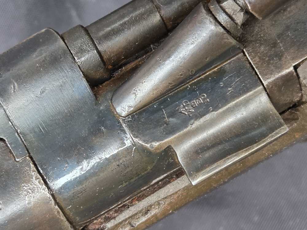 ANTIQUE SNIDER ENFIELD 577 cal Mark II rifle dates to 1861 fine 60% blue-img-9