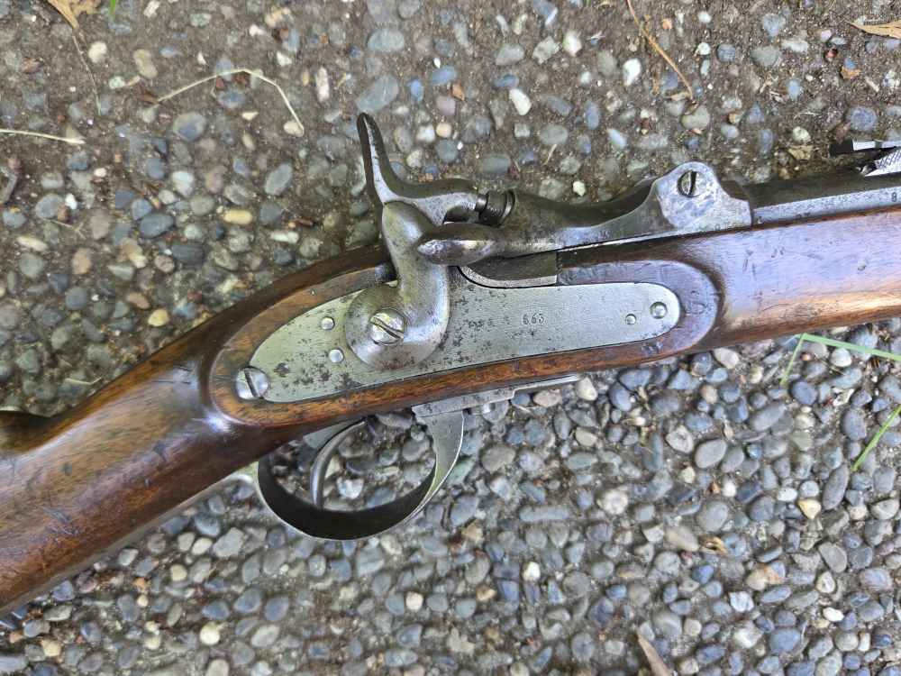 ANTIQUE AUSTRIAN WANZL model 1863/66 Extra Corps carbine-img-3