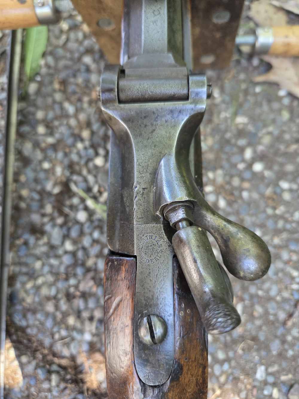 ANTIQUE AUSTRIAN WANZL model 1863/66 Extra Corps carbine-img-19