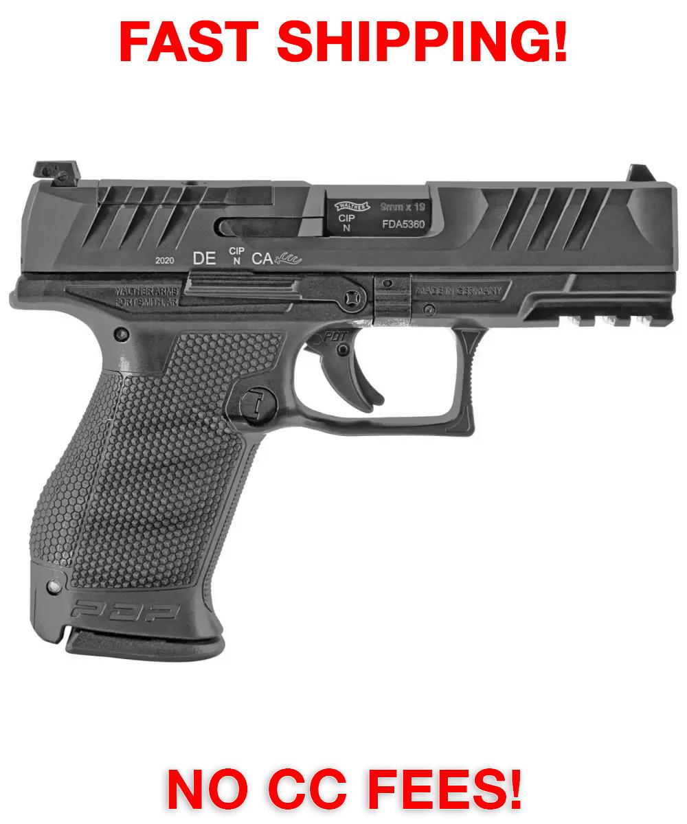 9mm Walther PDP Compact 4" 15rd Matte Black 2851229-img-0