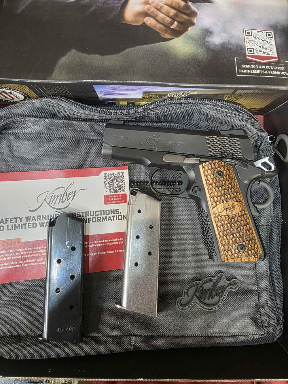 Kimber Ultra Raptor II 1911 45 ACP 3 inch BBL -img-7