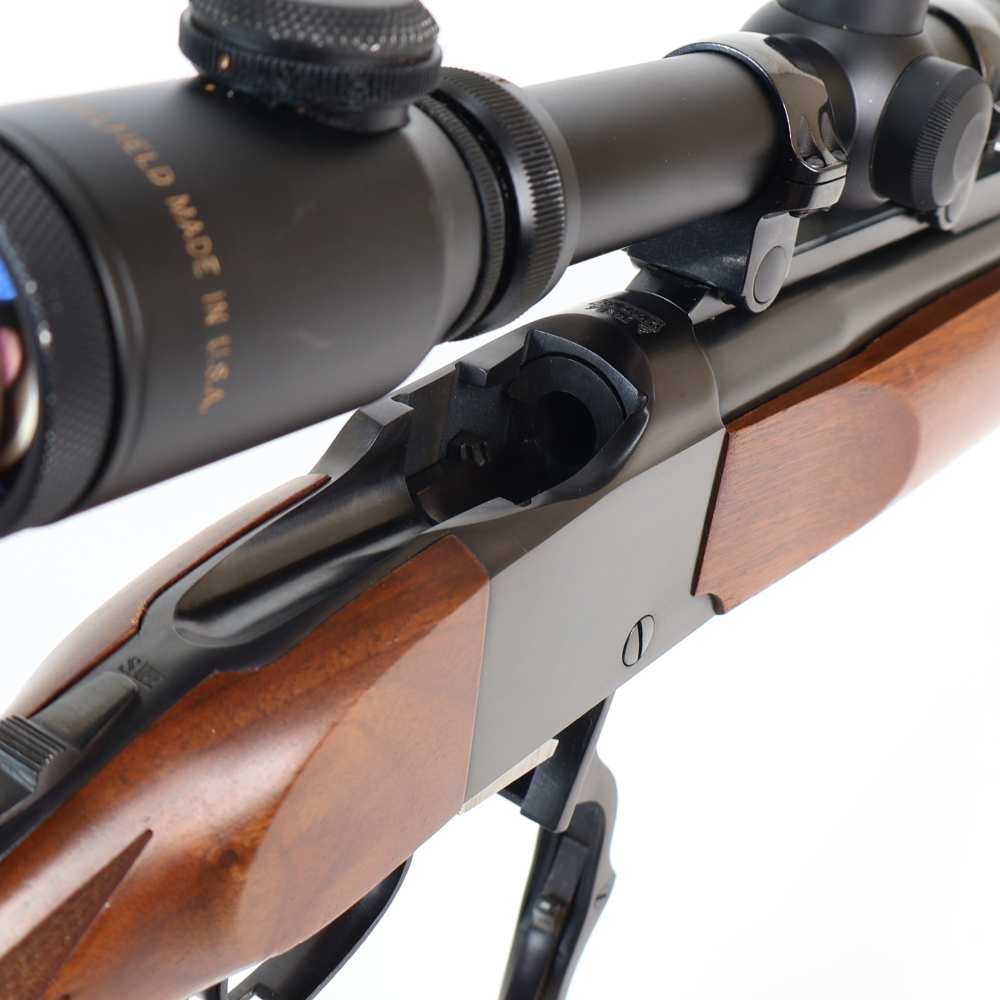 Ruger No 1 Varmint, 257 Roberts 26” Barrel Blued/Wood VERY NICE W/ Burris!-img-15