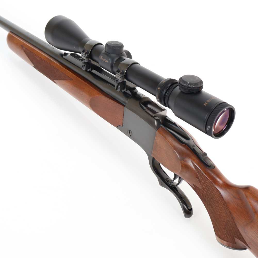 Ruger No 1 Varmint, 257 Roberts 26” Barrel Blued/Wood VERY NICE W/ Burris!-img-11