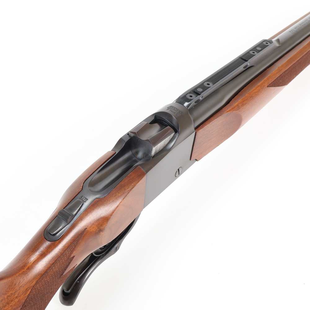 Ruger No 1 Varmint, 257 Roberts 26” Barrel Blued/Wood VERY NICE W/ Burris!-img-42