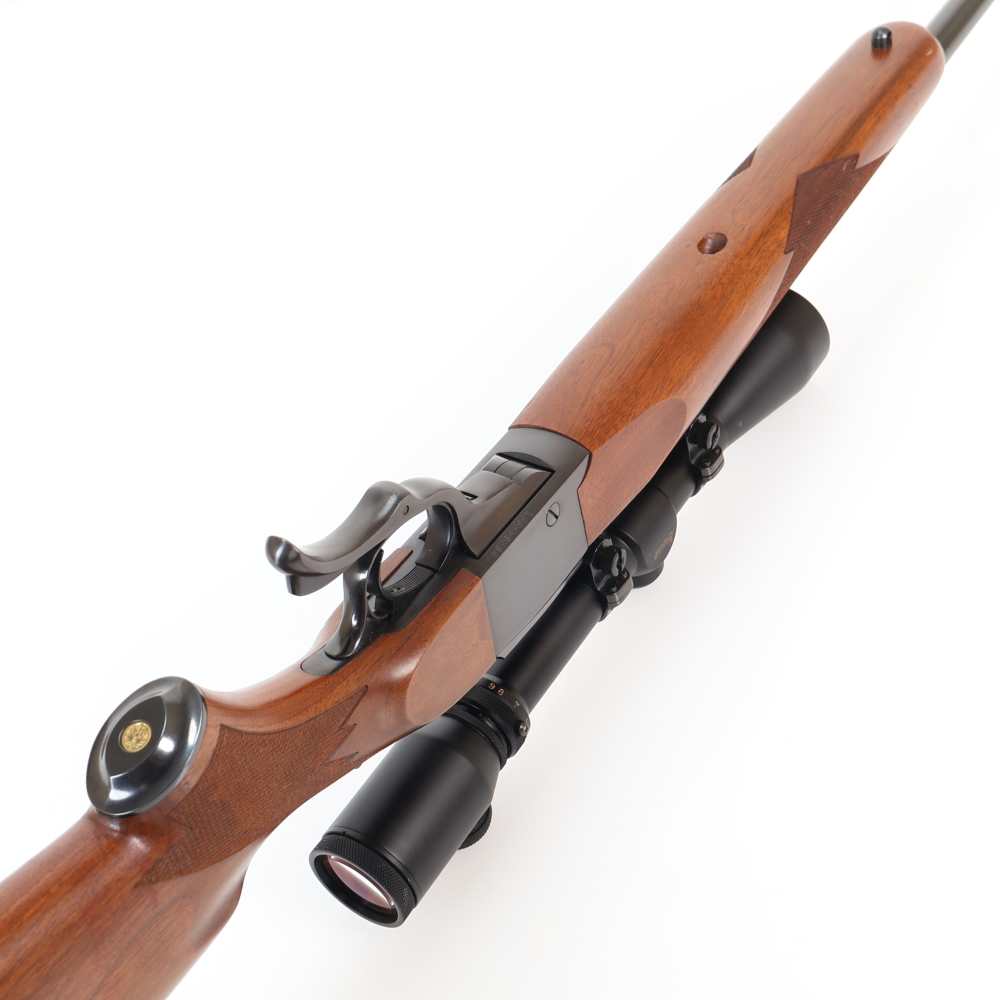 Ruger No 1 Varmint, 257 Roberts 26” Barrel Blued/Wood VERY NICE W/ Burris!-img-25