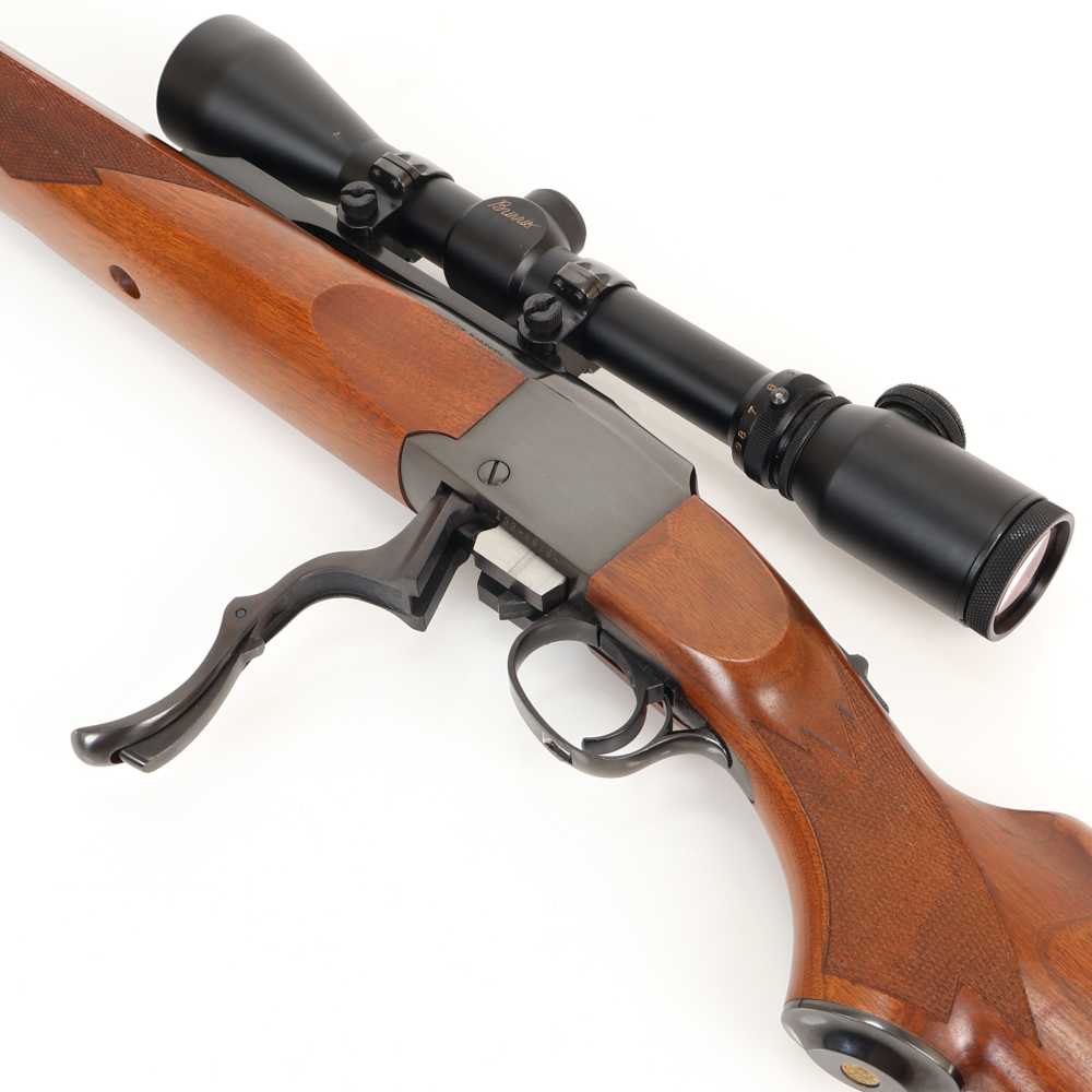 Ruger No 1 Varmint, 257 Roberts 26” Barrel Blued/Wood VERY NICE W/ Burris!-img-33