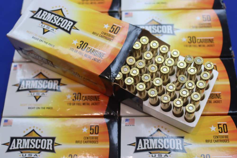 Armscor USA 30 CARBINE Rifle Ammunition 500RD Ammo Case Lot 110GR FMJ 30CAR-img-3