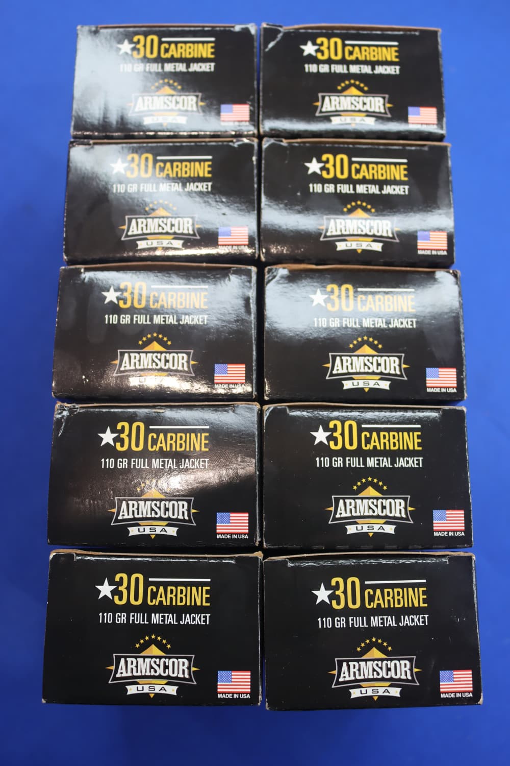 Armscor USA 30 CARBINE Rifle Ammunition 500RD Ammo Case Lot 110GR FMJ 30CAR-img-6