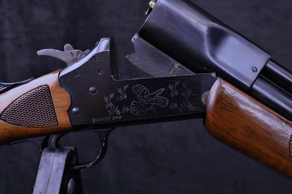 1968 Savage 24V .222 Rem 20 GA 24" BBL Over/Under Combo Gun -img-16