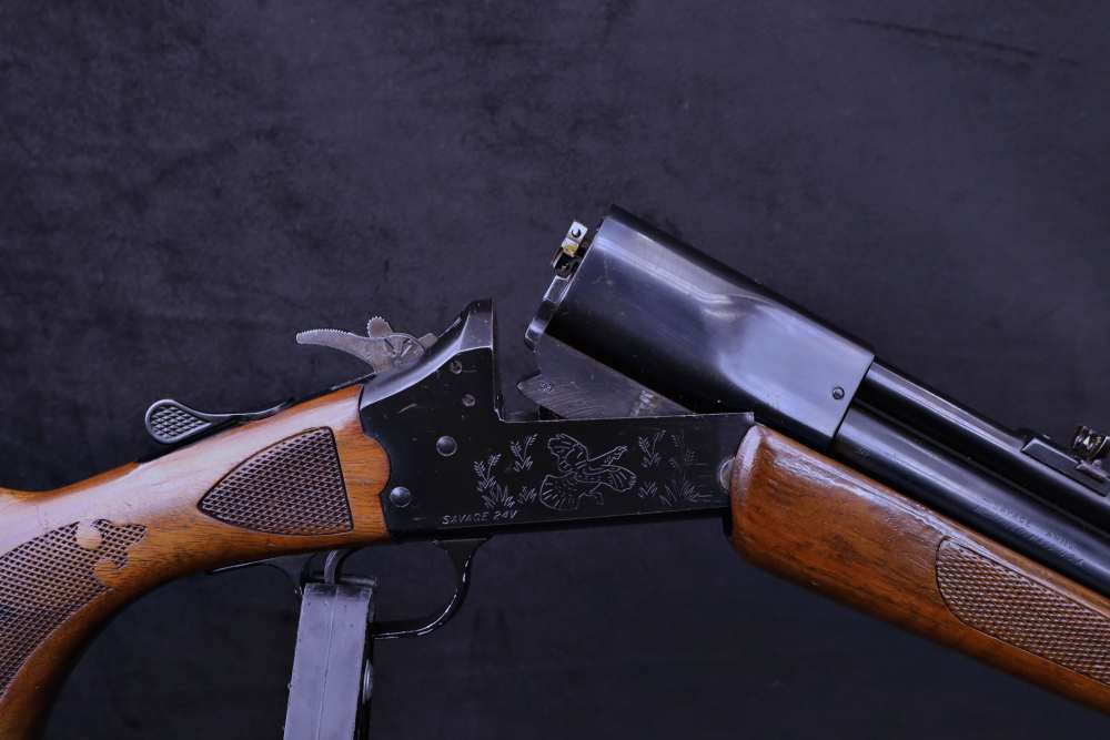 1968 Savage 24V .222 Rem 20 GA 24" BBL Over/Under Combo Gun -img-12