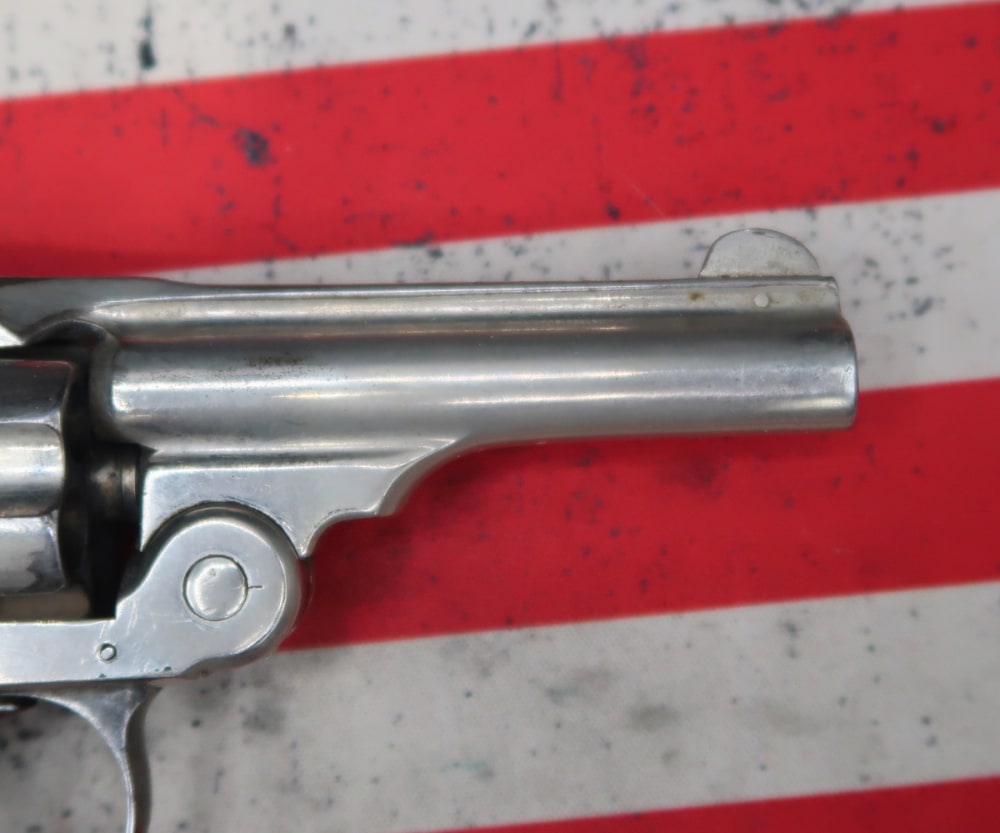 Vintage Smith & Wesson .32 Double Action Fourth Model Revolver Pearl Grips-img-4