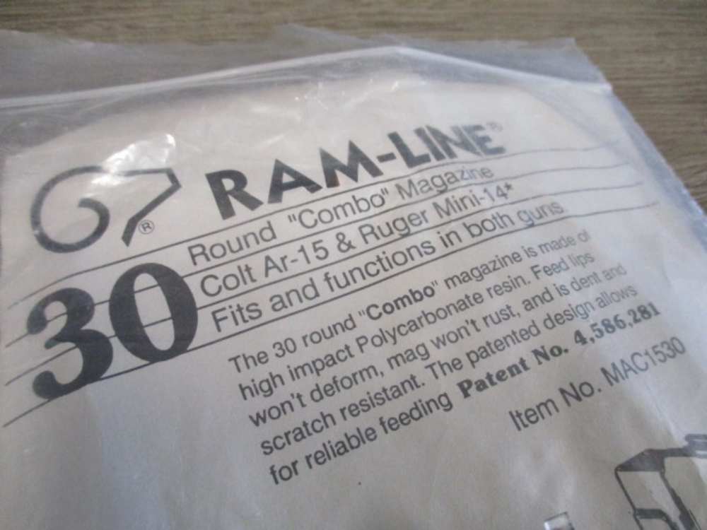 2 RAM-LINE 30rd Mags FITS AR15 AR180 Mini14 AR-15 AR-180 Mini-14 5.56 223 -img-1