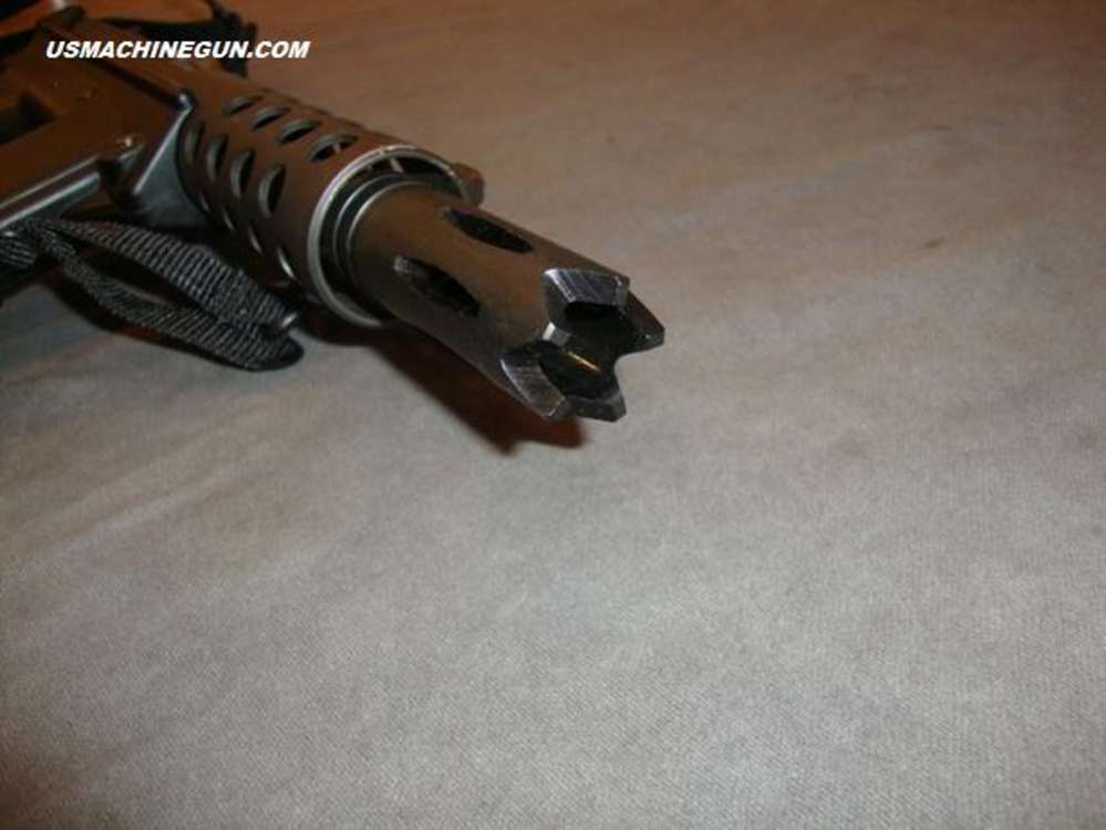 Tec 9, AB-10, & M11 9mm Spiked, Ported Muzzle Brake -img-1