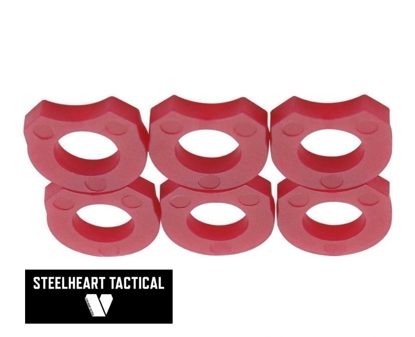 STEELHEART TACTICAL 1911 Recoil Shock Buffer QTY-6 Pack, 45Acp, 9mm, 10mm-img-0