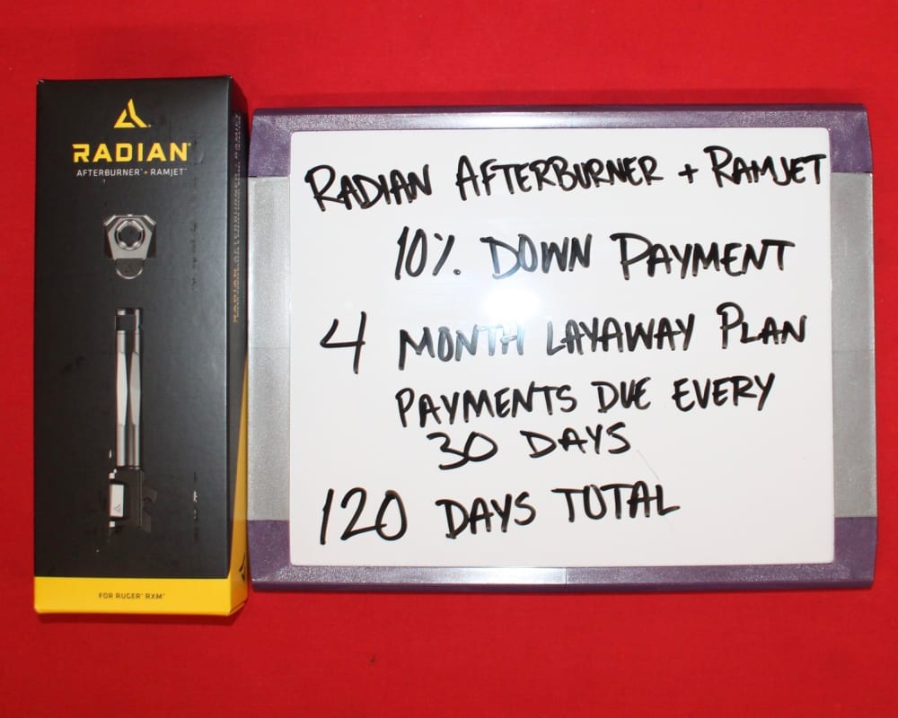Radian Afterburner + Ramjet Black for Ruger RXM, LAYAWAY AVAILABLE!-img-0