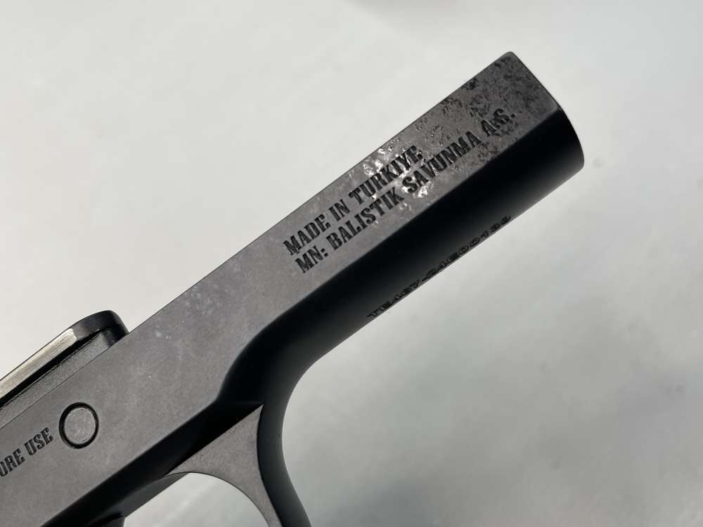 Balistik Defence .45 Auto 1911 full size complete frame black in box ACP FS-img-8