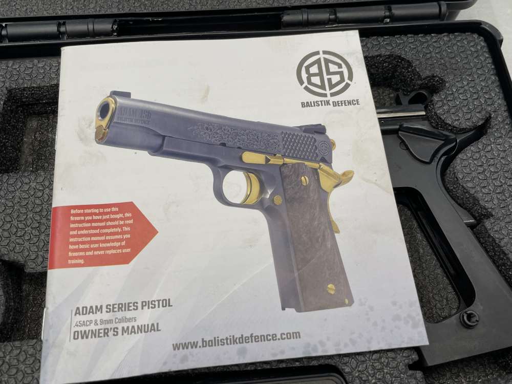 Balistik Defence .45 Auto 1911 full size complete frame black in box ACP FS-img-15