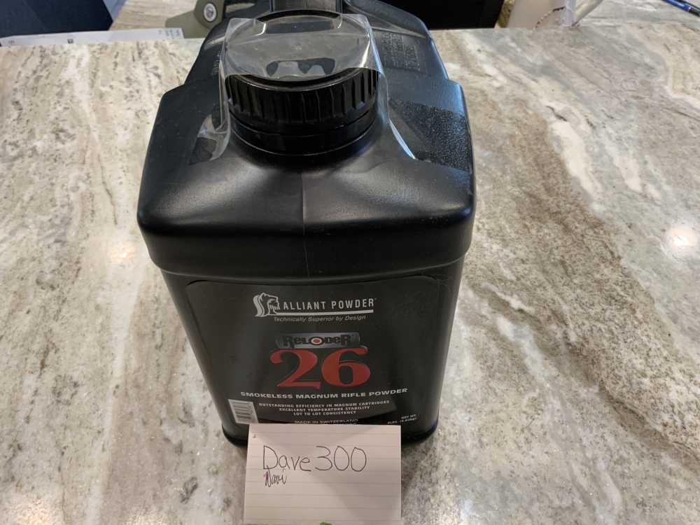 RL26 Reloder 26 Powder, Factory Sealed, 8 pound, Certified Hazmat Shipper-img-1