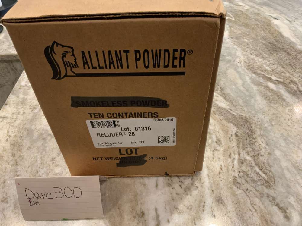 RL26 Reloder 26, Factory Seal, 10#, SAME LOT Certified Hazmat FREE SHIPPING-img-1