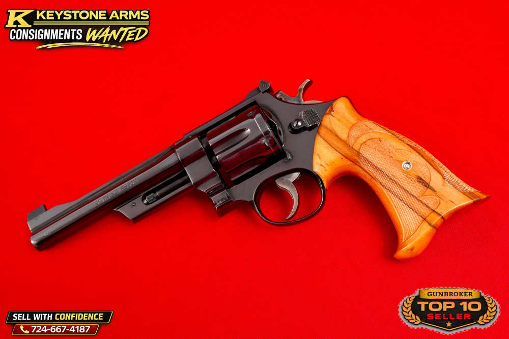 Desired Smith & Wesson Model 27-2 6" .357 Magnum Keith Brown Grips-img-20